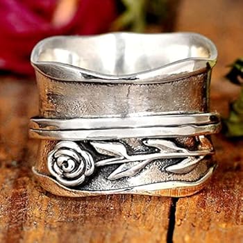Anillo Vintage Turquesa Hoja – Elegancia Atemporal