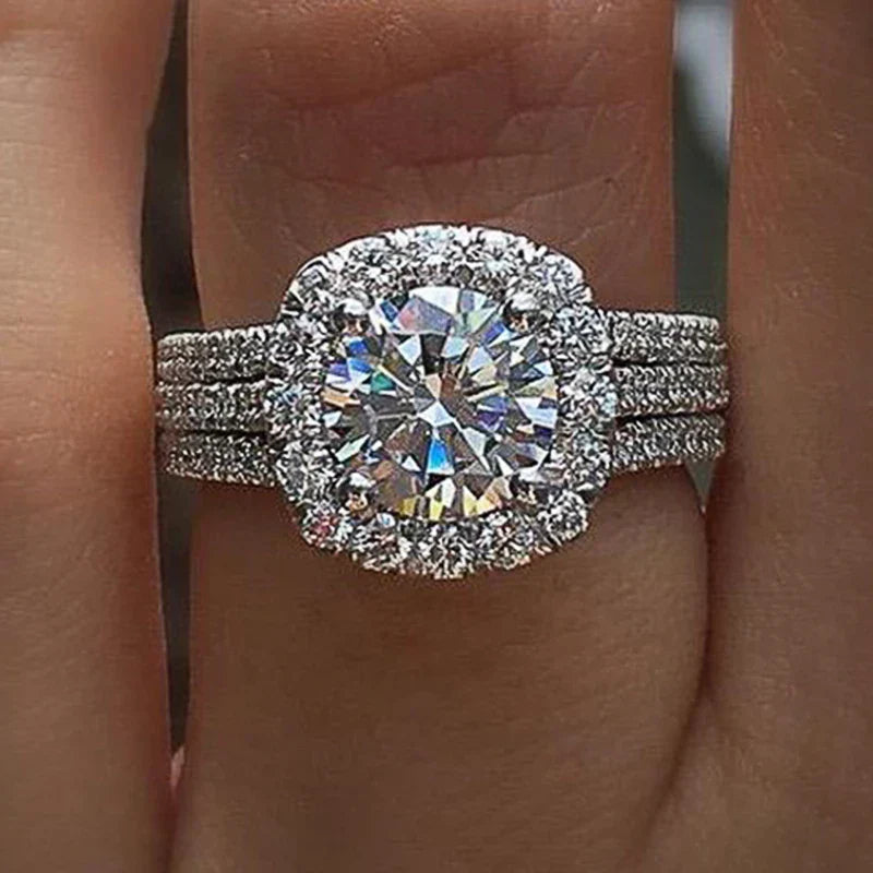 Anillo de piedra de diamante