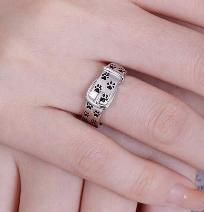 Anillo de cuello de pata de gato