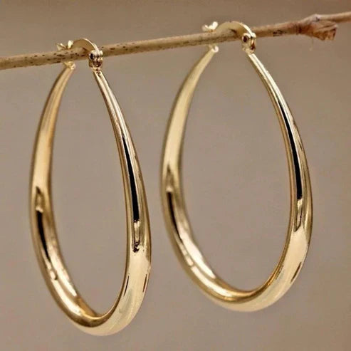 Pendientes Ovalados Elegantes para Mujer