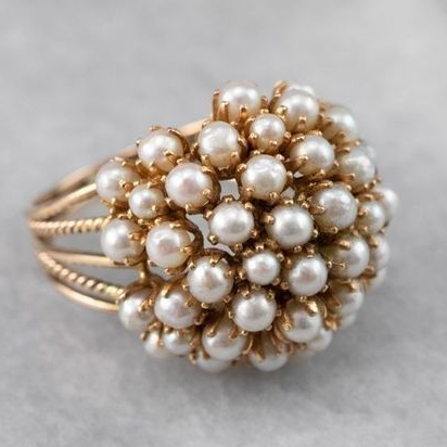 Anillo con detalle de pata de perro