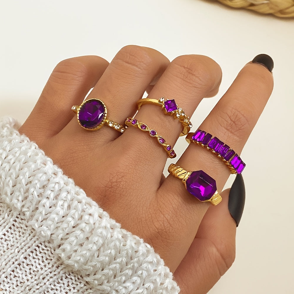 Anillo de Amatista