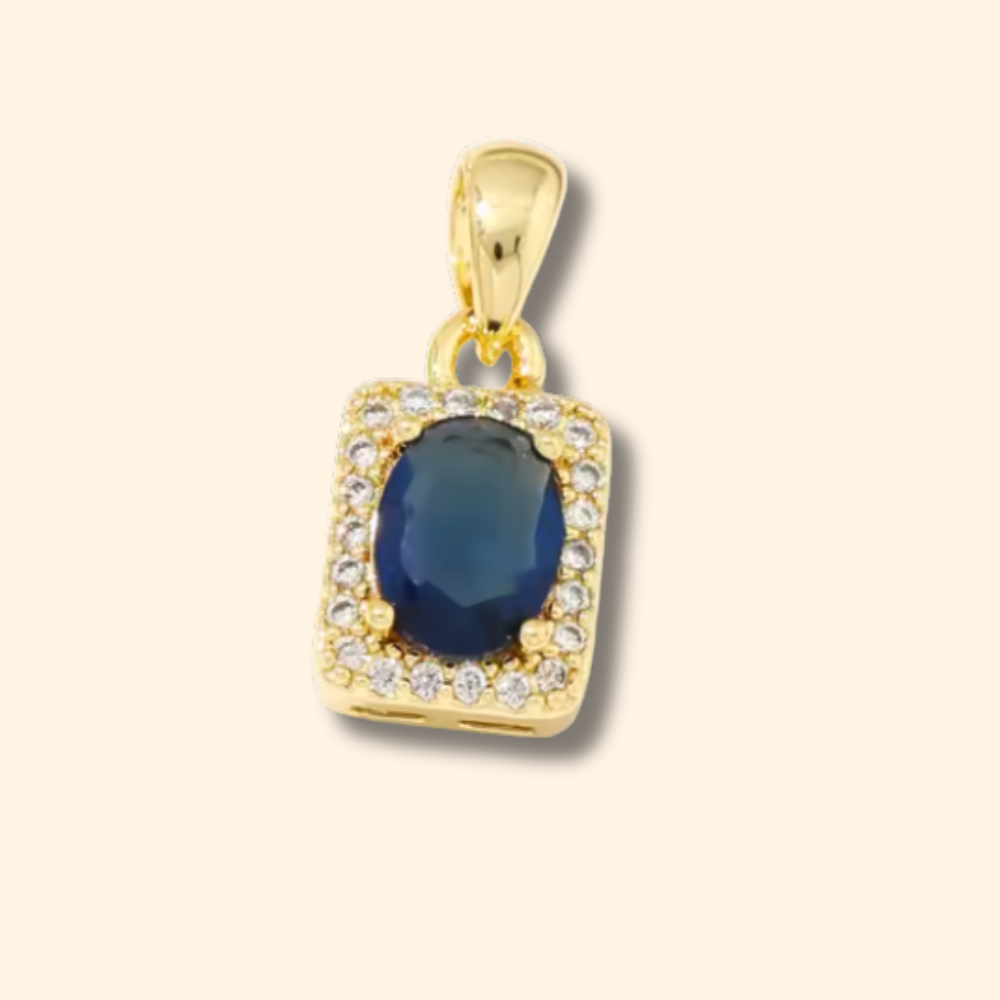 Colgantes glamorosos con circonitas, piedras preciosas y esmalte para tu collar