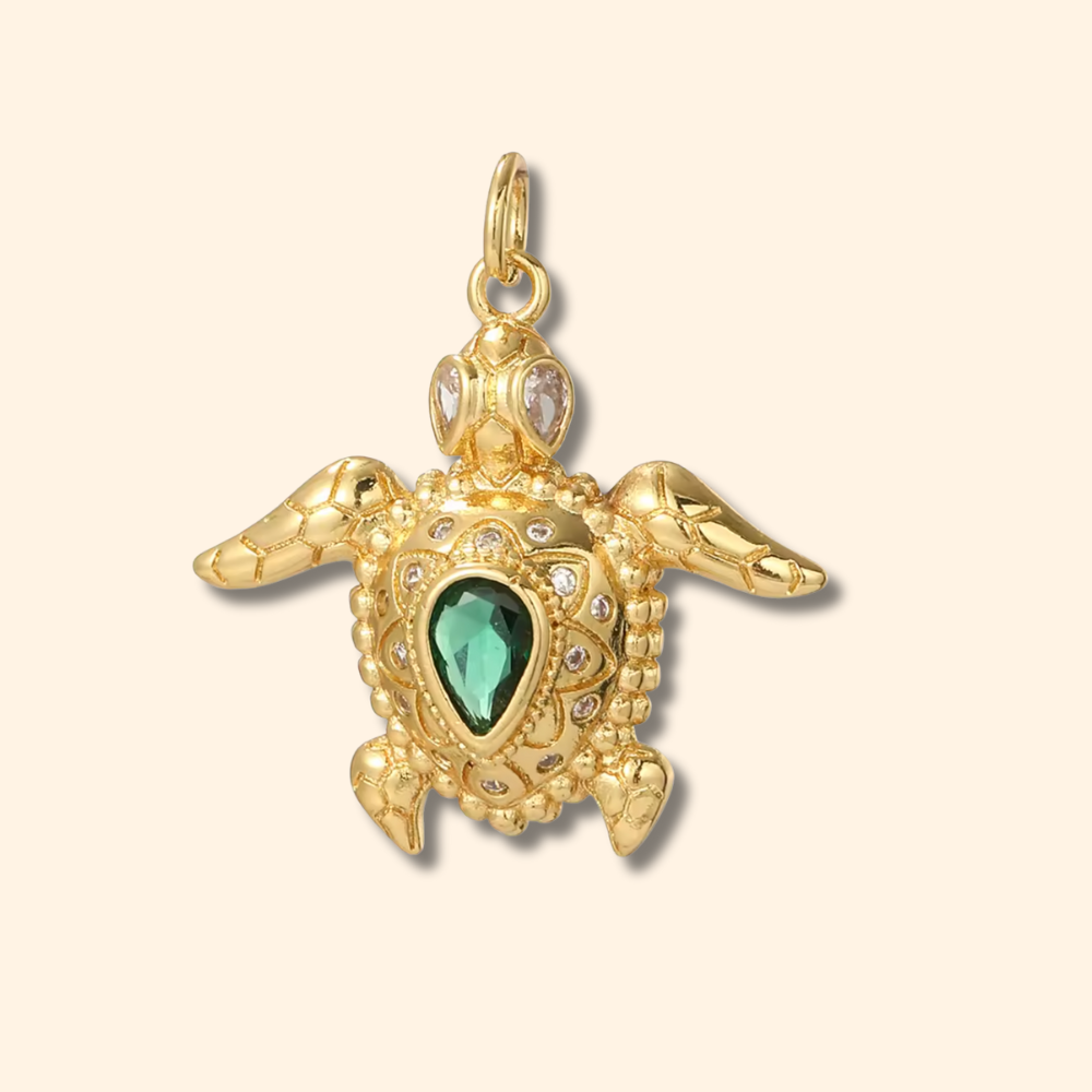 Colgantes glamorosos con circonitas, piedras preciosas y esmalte para tu collar