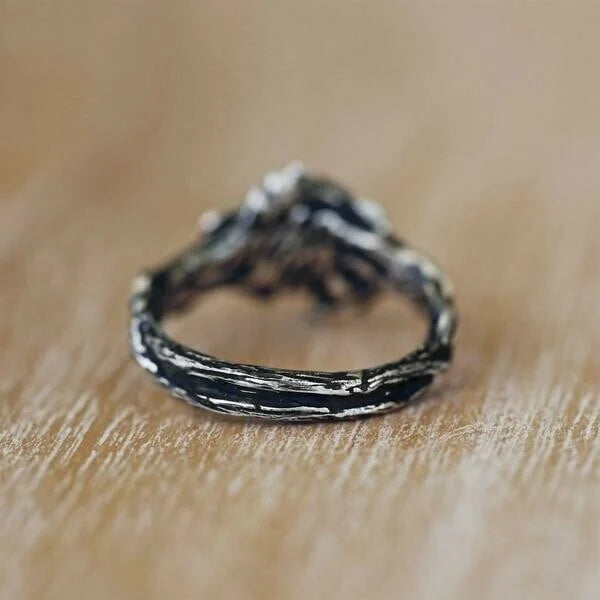 Anillo de Piedra Lunar Elizabeth
