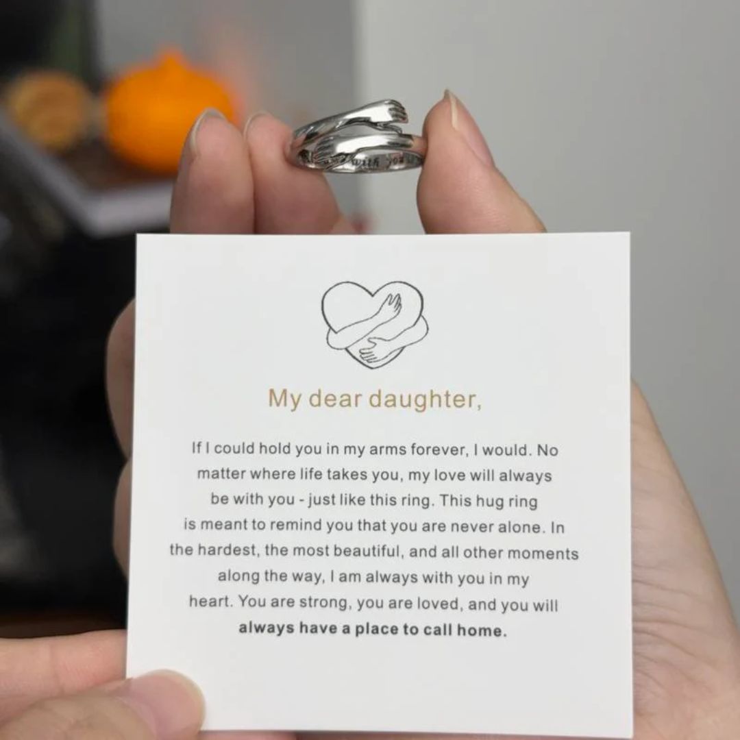 Mía anillo hug ring Always Have a Place to Call Home - Sparkano