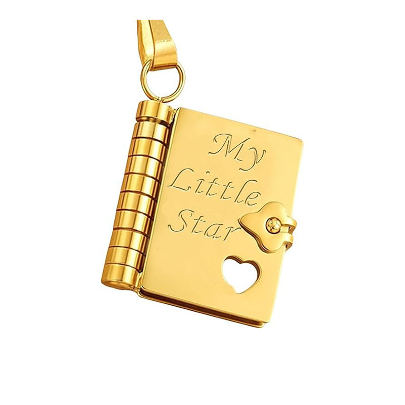 Mi pequeña estrella | Collar Libro "My Little Star" — Para mi Hija