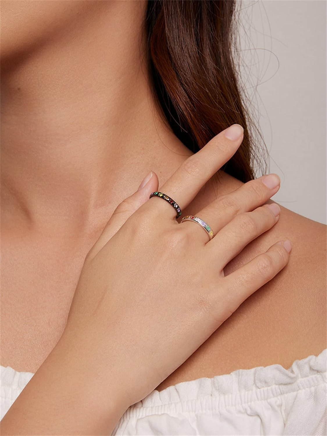 Anillo realizado en plata prueba con dibujo de zarpa
