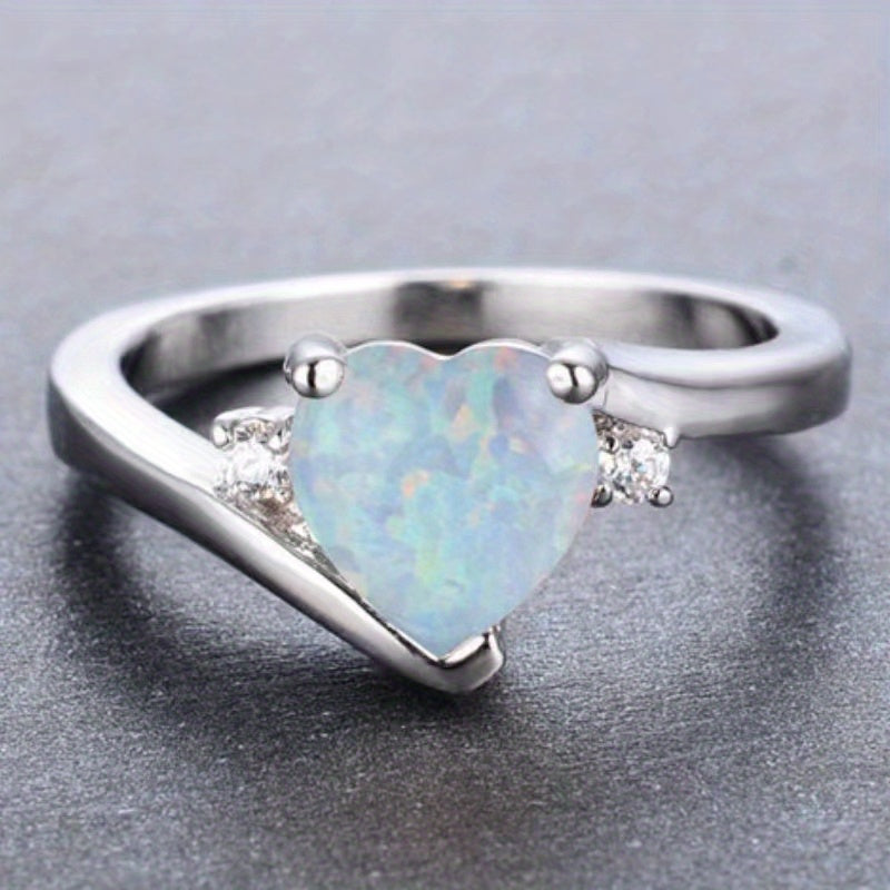 Anillo Stella con piedra lunar