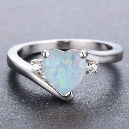 Anillo Stella con piedra lunar