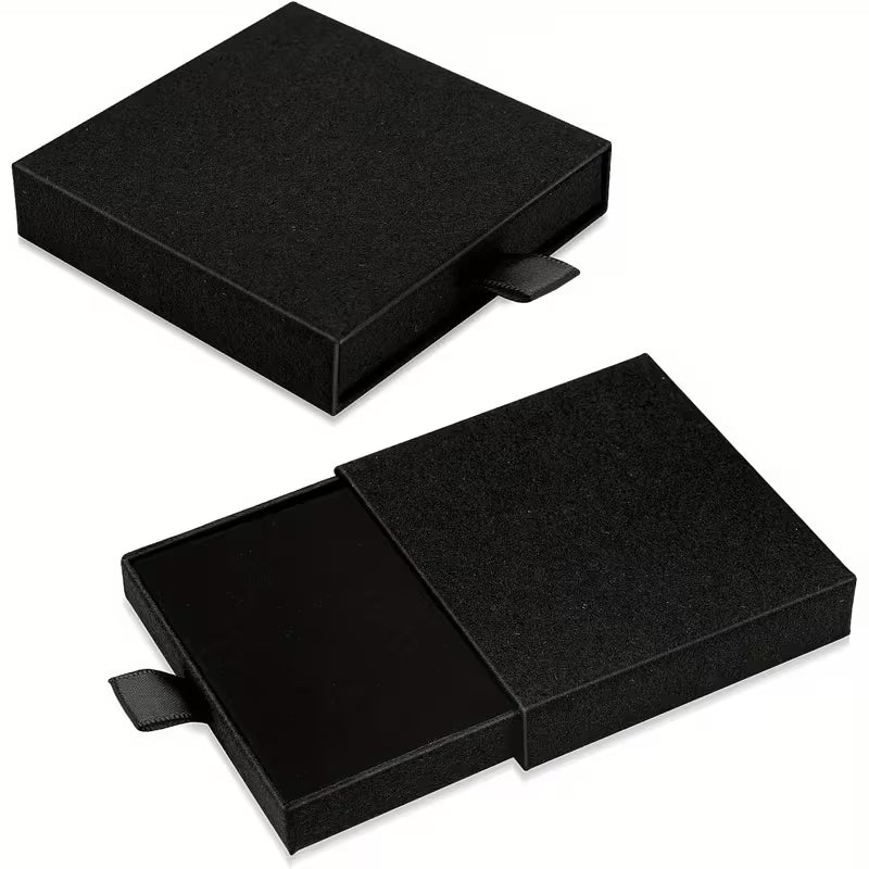 Caja para joyas y regalos, negra