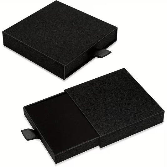 Caja para joyas y regalos, negra