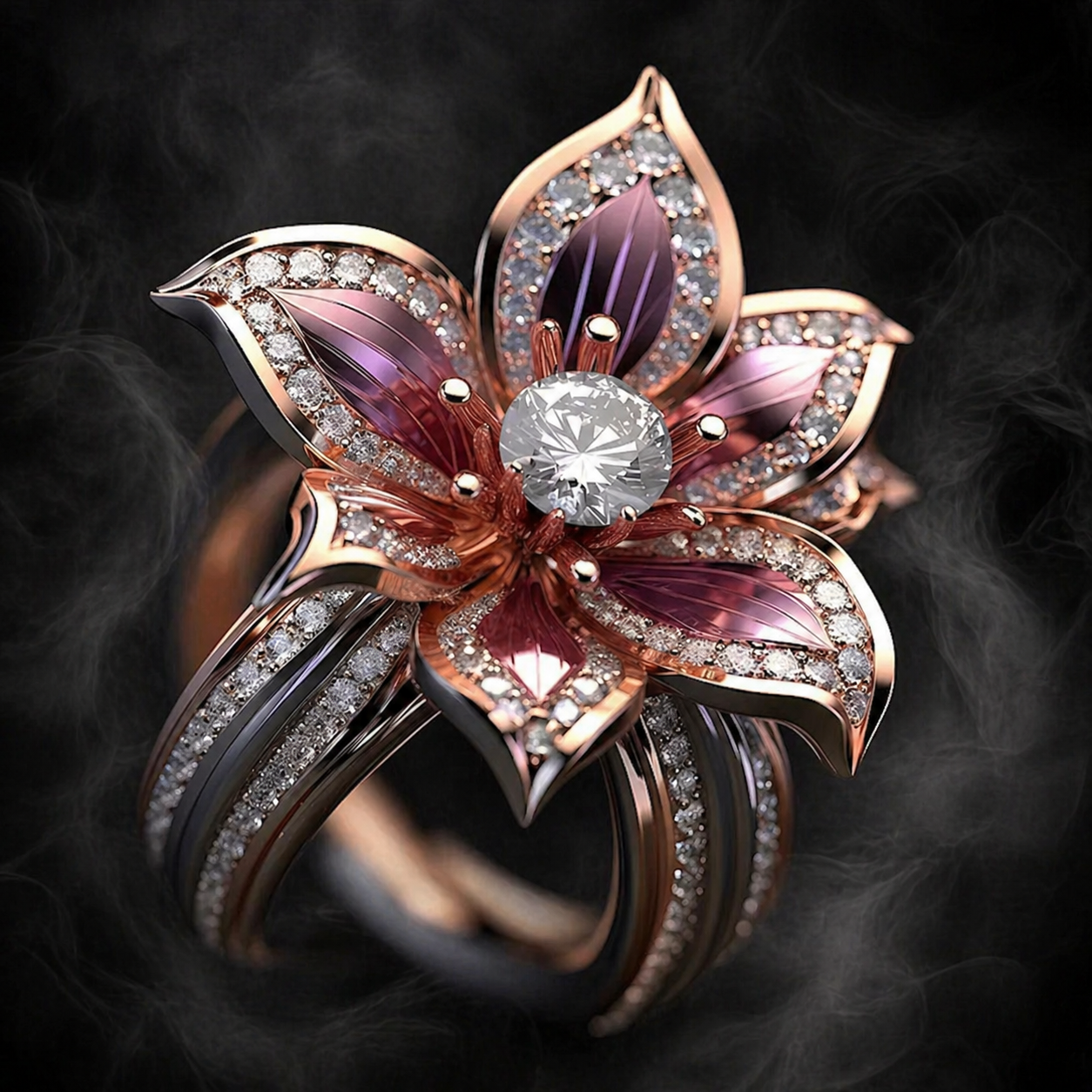 Anillo Flor de Sakura