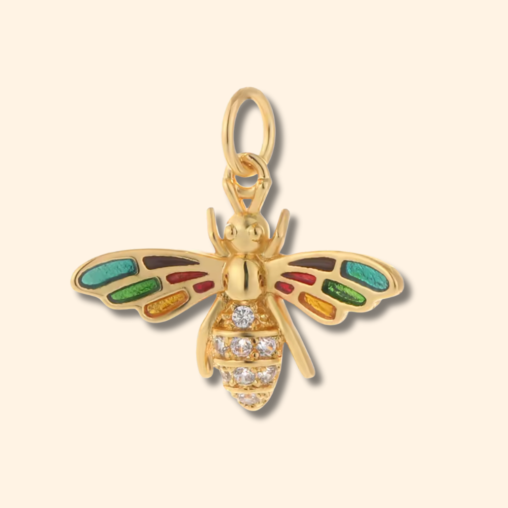 Colgantes glamorosos con circonitas, piedras preciosas y esmalte para tu collar