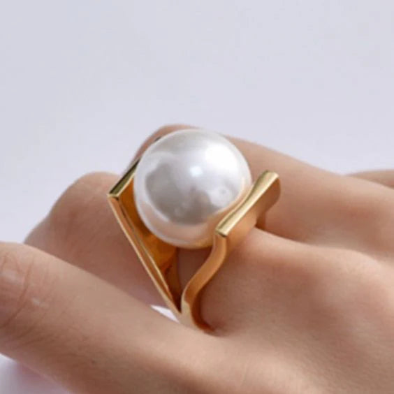 Anillo Vintage con Perla