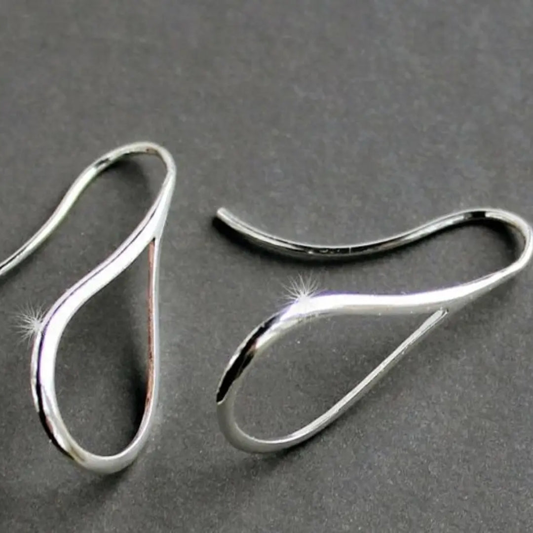 Pendientes elegantes con forma de lágrima para mujer con diseño moderno