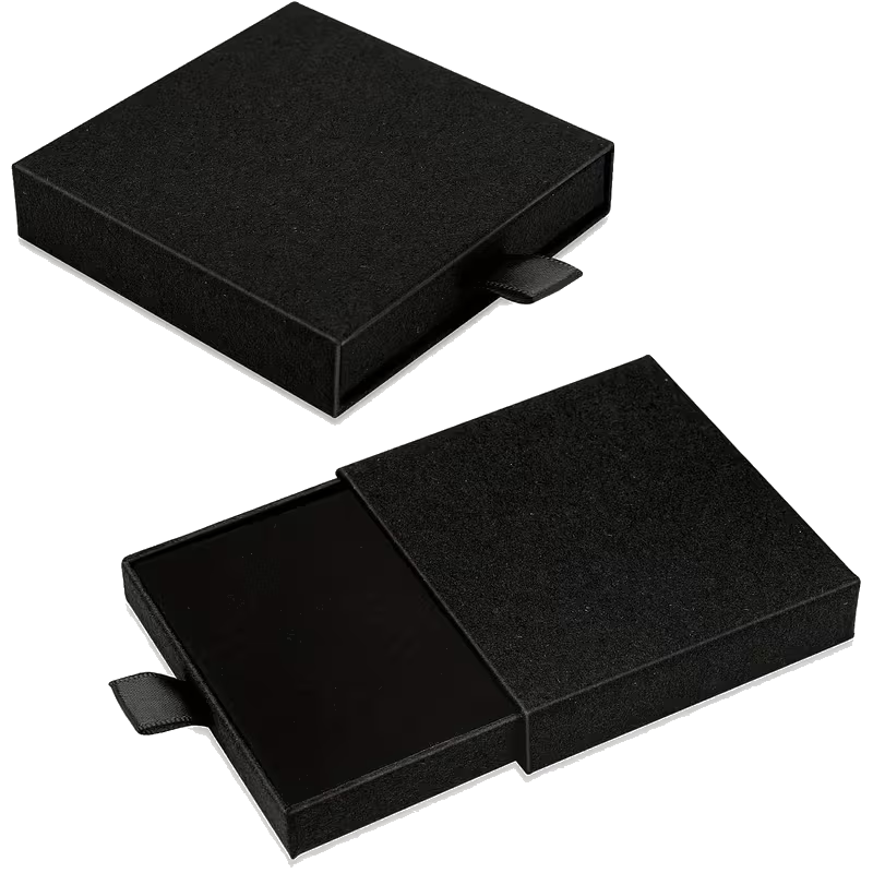 Caja para joyas y regalos, negra