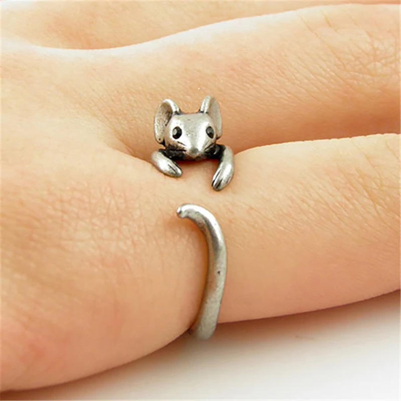 Anillo Vintage con Ratón