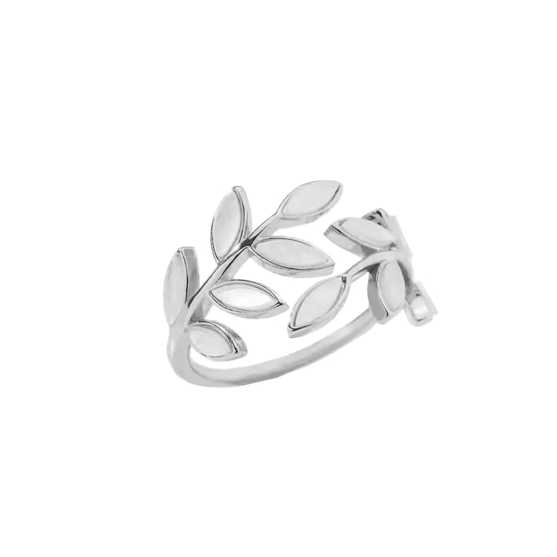 Anillo hoja de acero inoxidable
