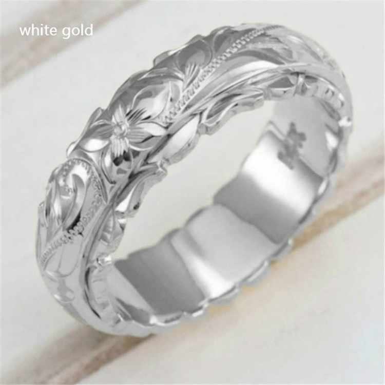 Anillo Vintage Dorado con Flor