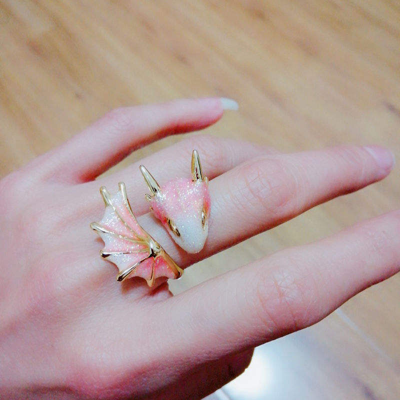 Anillo Dragón Místico de la Foresta Encantada