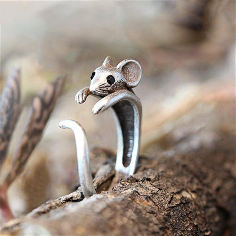 Anillo Vintage con Ratón