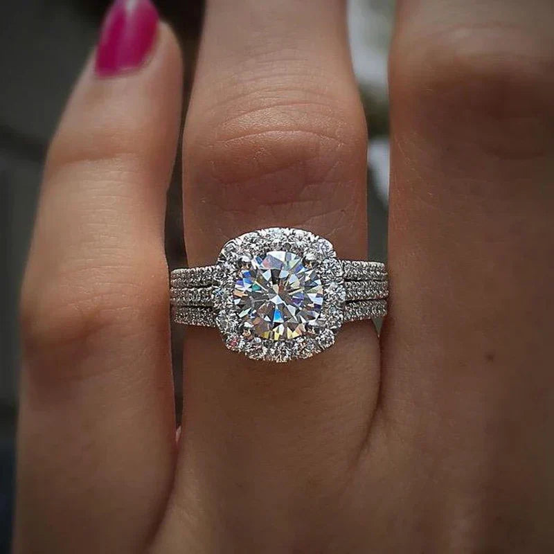 Anillo de piedra de diamante