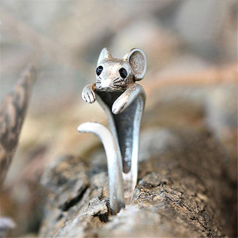 Anillo Vintage con Ratón