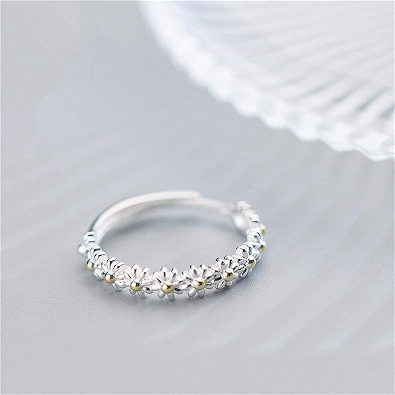 Anillo espiral vintage con circonitas