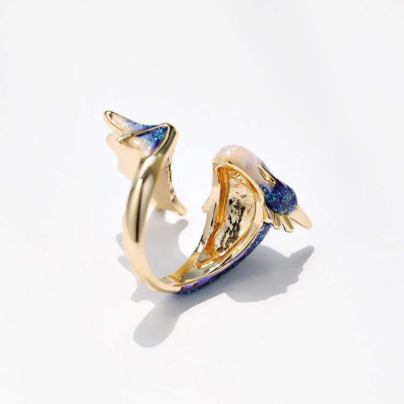 Anillo Dragón Místico de la Foresta Encantada