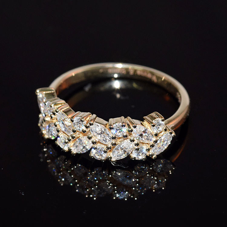 Anillo Vintage de Acero Inoxidable con Circonia Cúbica