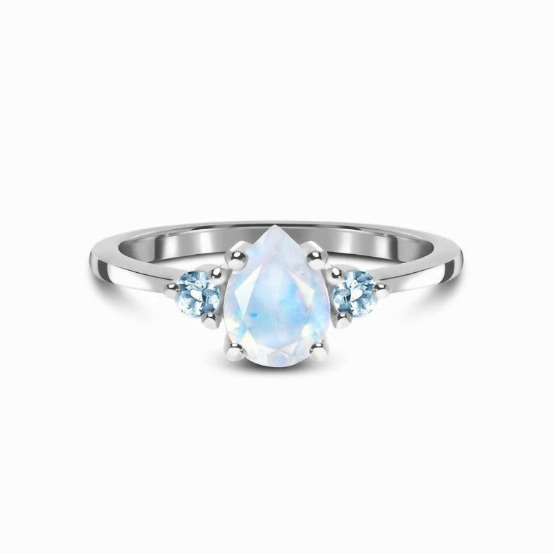 Anillo Luiza con piedra luna