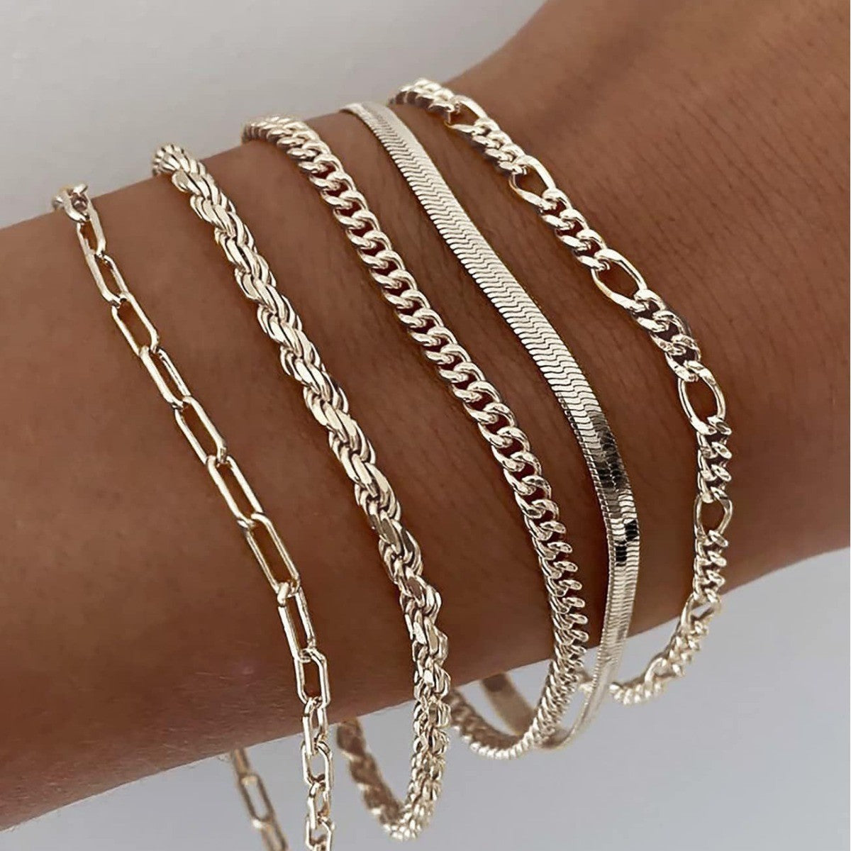 Conjuntos de pulseras multicapa brillantes para cada ocasión