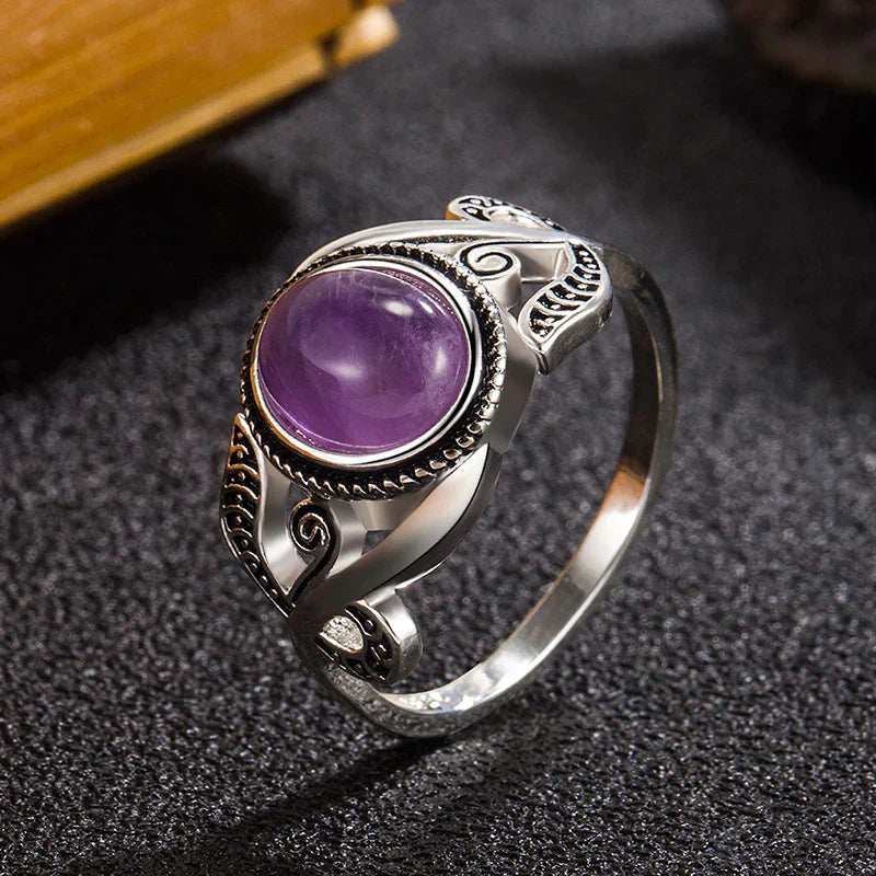 Anillo hermana amatista
