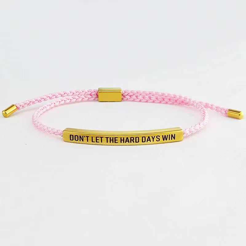 Sandra | Pulsera "Don't Let The Hard Days Win"