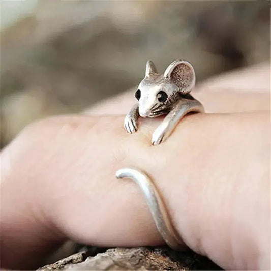 Anillo Vintage con Ratón