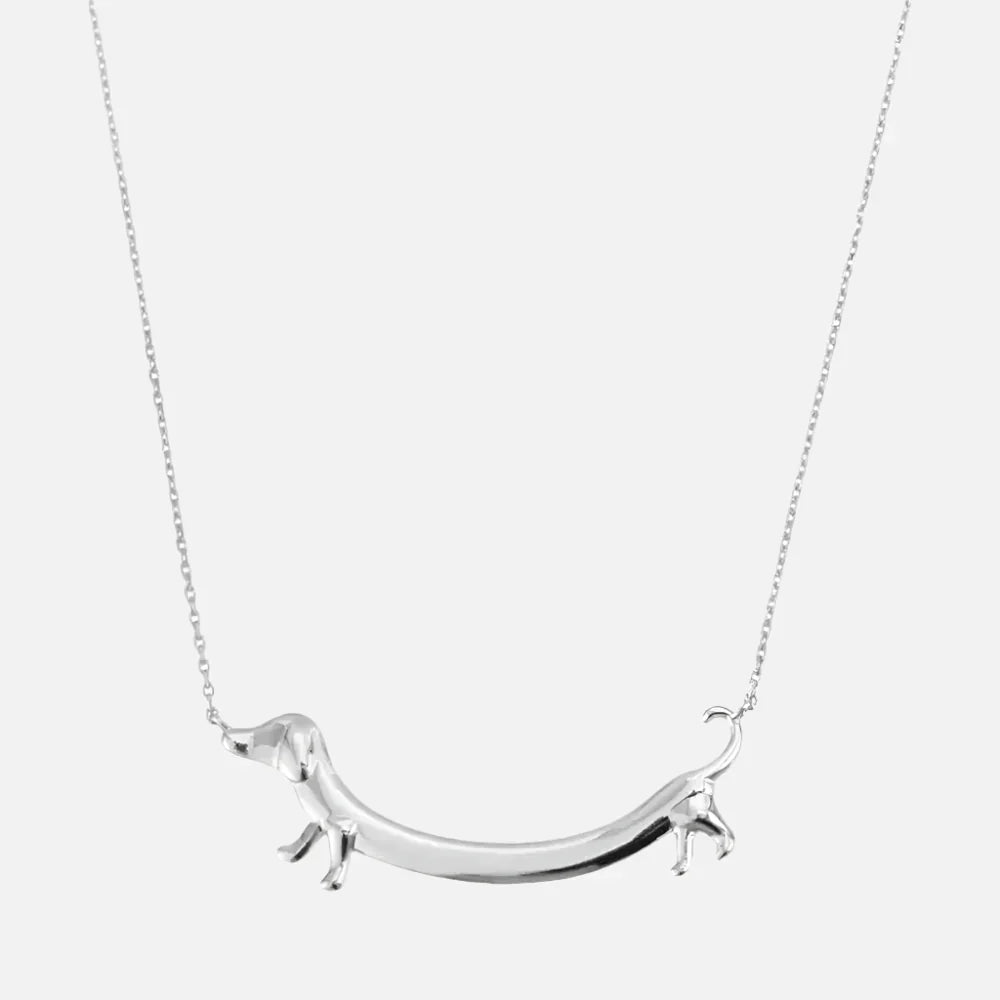 Encantador collar de perro salchicha para amantes de los animales y ropa elegante