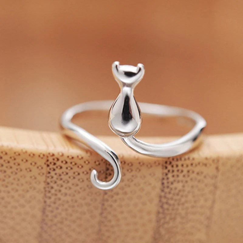 Anillo Vintage de Gato