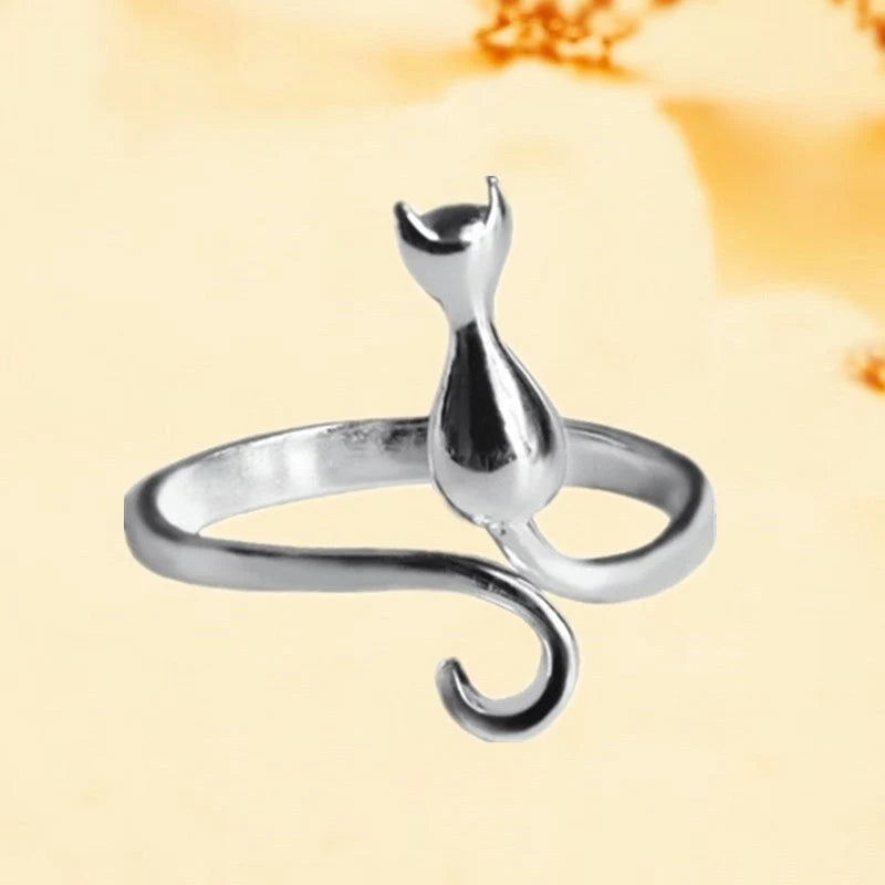 Anillo Vintage de Gato