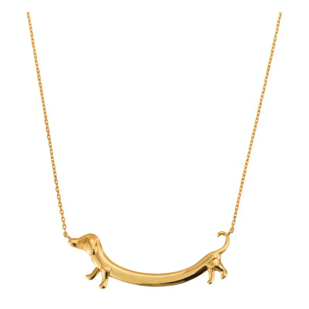 Encantador collar de perro salchicha para amantes de los animales y ropa elegante