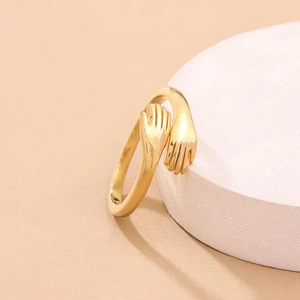 Anillo Ajustable "Abrazo Eterno" – Acero Inoxidable