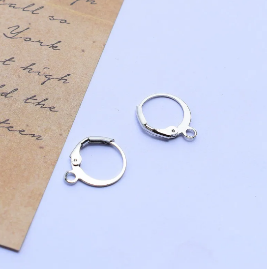 Accesorios de pendientes para pendientes personalizados: conectores, ganchos y clips