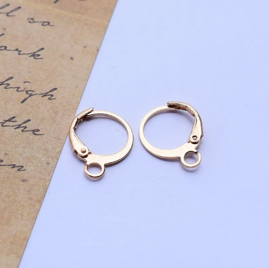 Accesorios de pendientes para pendientes personalizados: conectores, ganchos y clips