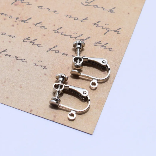 Accesorios de pendientes para pendientes personalizados: conectores, ganchos y clips