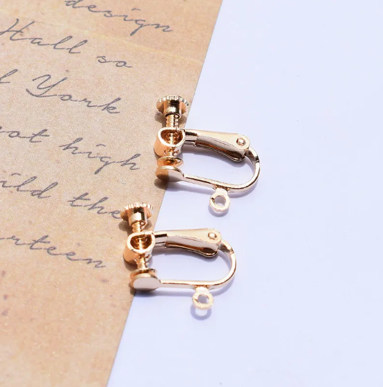 Accesorios de pendientes para pendientes personalizados: conectores, ganchos y clips