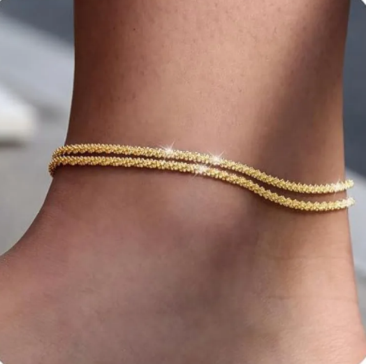 Tobilleras elegantes para mujer con eslabones delicados o toscos