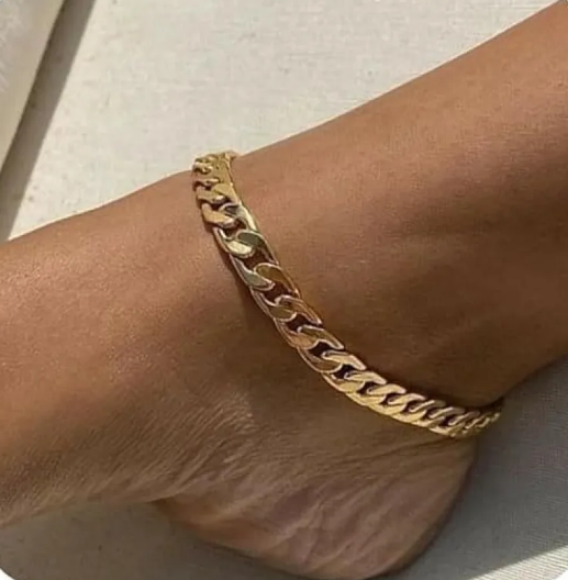 Tobilleras elegantes para mujer con eslabones delicados o toscos