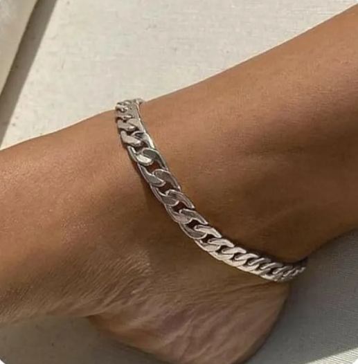Tobilleras elegantes para mujer con eslabones delicados o toscos