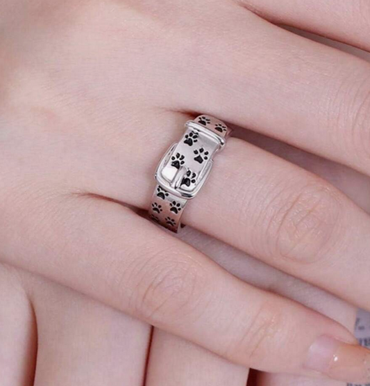 Anillo de cuello de pata de gato
