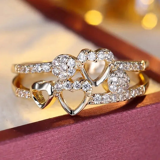 Anillo Crystal Heart – Elegancia que Enamora